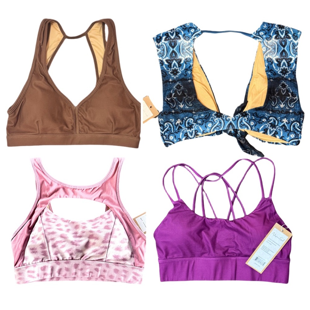 NWT Bundle of 4 Niyama Sol Sports Bras - XS/S